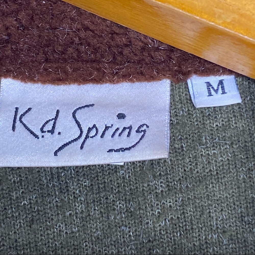 K.D. Spring Button Down Jacket; Size M - image 5